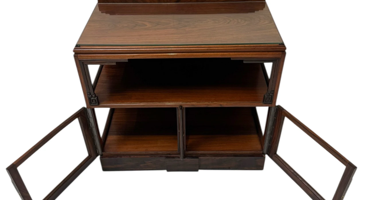 Art Deco Amsterdamse School Display Cabinet, 1920s